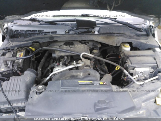 1D4HB582X6F156233 - 2006 DODGE DURANGO LIMITED SILVER photo 10