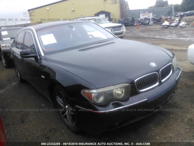 WBAGN634X3DR19998 - 2003 BMW 745 LI BLACK photo 1