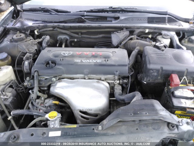 4T1BE32K05U431721 - 2005 TOYOTA CAMRY LE/XLE/SE Жасыл фото 10