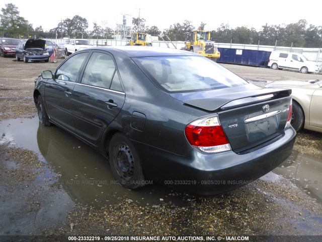 4T1BE32K05U431721 - 2005 TOYOTA CAMRY LE/XLE/SE Жасыл фото 3