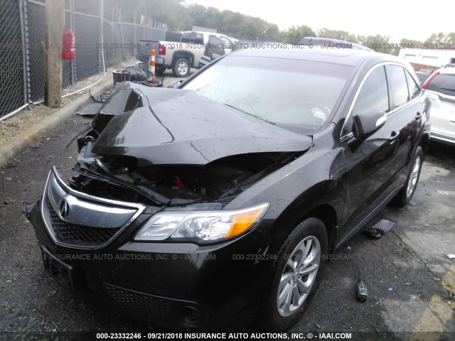 5J8TB4H39FL026070 - 2015 ACURA RDX BROWN photo 2