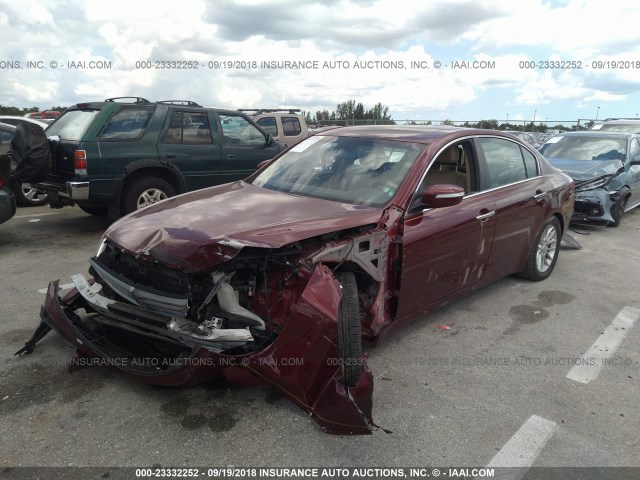 KMHGC4DE9BU113763 - 2011 HYUNDAI GENESIS 3.8L BURGUNDY photo 6