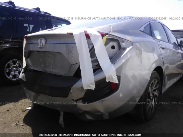 2HGFC2F74GH558734 - 2016 HONDA CIVIC EX SILVER photo 6