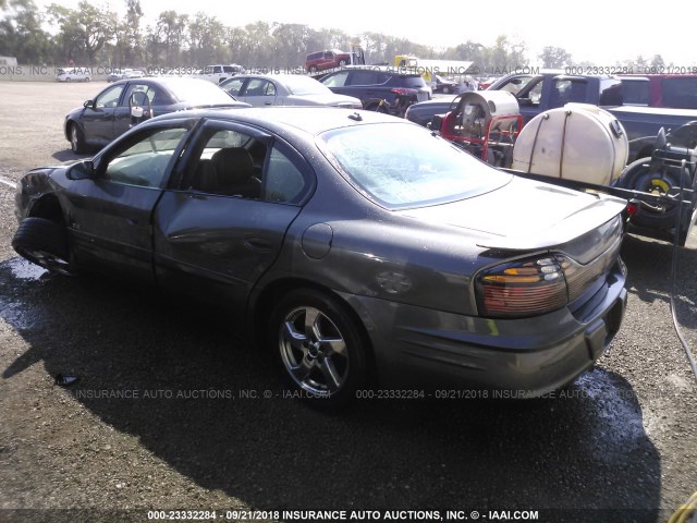 1G2HY54K534187760 - 2003 PONTIAC BONNEVILLE SLE GRAY photo 3