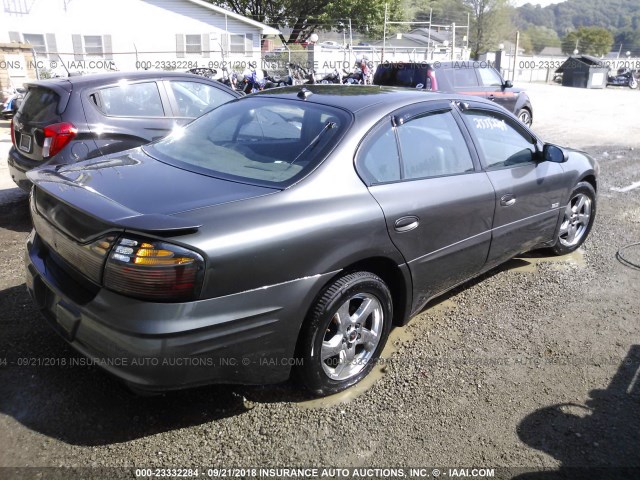 1G2HY54K534187760 - 2003 PONTIAC BONNEVILLE SLE GRAY photo 4