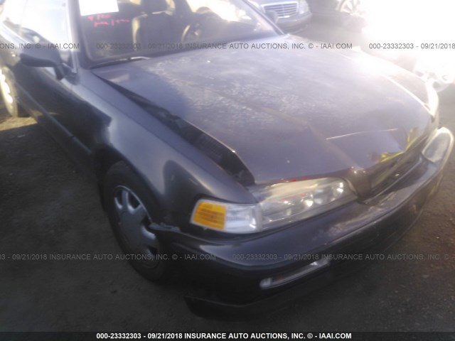 JH4KA8254MC005427 - 1991 ACURA LEGEND L GRAY photo 6