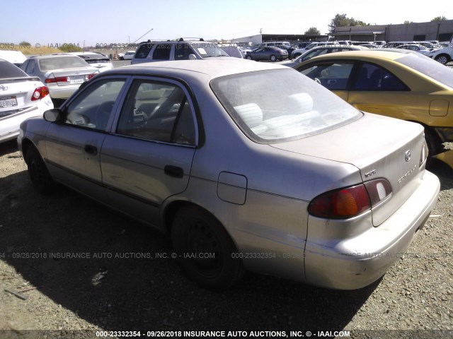 1NXBR12E5YZ410158 - 2000 TOYOTA COROLLA VE/CE/LE 棕色 照片 3
