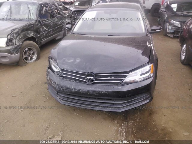 3VWLA7AJ5FM419104 - 2015 VOLKSWAGEN JETTA TDI BLACK photo 6