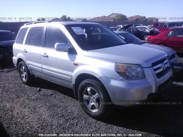 5FNYF18308B055535 - 2008 HONDA PILOT SE SILVER photo 1