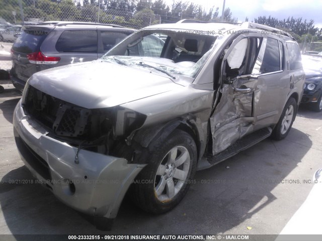 5N1BA08D88N603964 - 2008 NISSAN ARMADA SE/LE GRAY photo 2