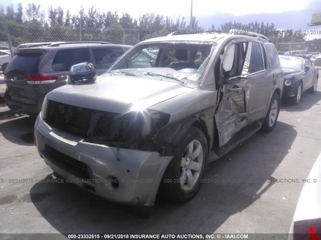 5N1BA08D88N603964 - 2008 NISSAN ARMADA SE/LE GRAY photo 6