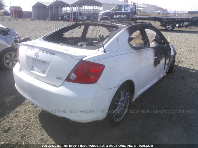 JTKDE177360068970 - 2006 TOYOTA SCION TC 白色 照片 4