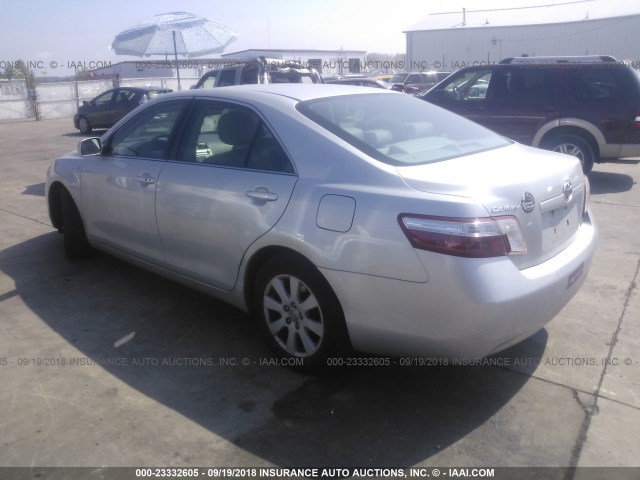 4T1BB46K87U001883 - 2007 TOYOTA CAMRY NEW GENERAT HYBRID SILVER photo 3