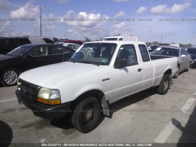 1FTYR14V7XTA84119 - 1999 FORD RANGER SUPER CAB WHITE photo 2