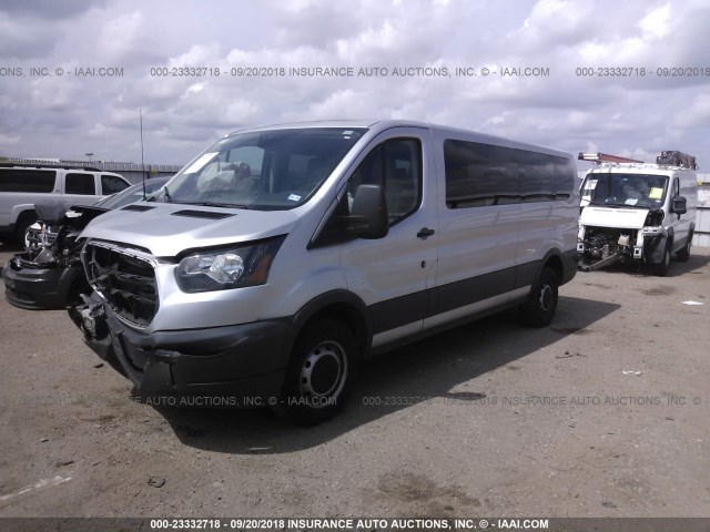 1FBZX2ZM4GKA18122 - 2016 FORD TRANSIT T-350 SILVER photo 2