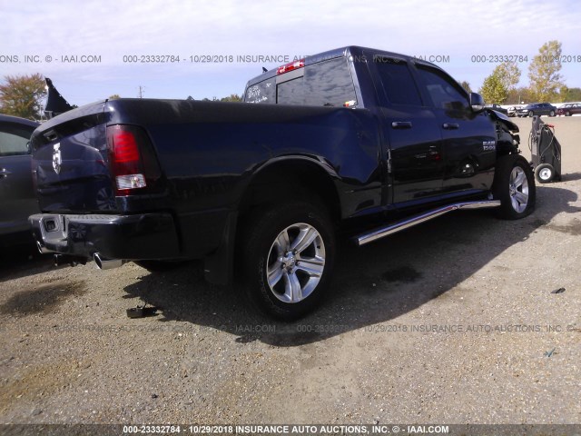 1C6RR6HT9FS728807 - 2015 RAM 1500 SPORT BLUE photo 4