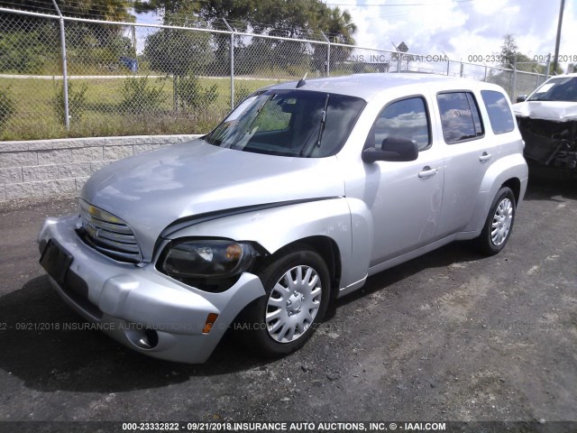 3GNBAADB9AS591096 - 2010 CHEVROLET HHR LS SILVER photo 2