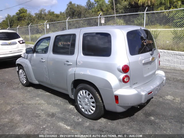 3GNBAADB9AS591096 - 2010 CHEVROLET HHR LS SILVER photo 3