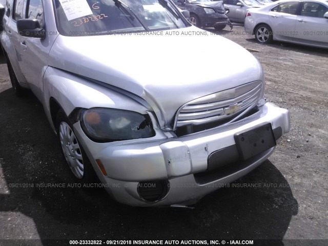 3GNBAADB9AS591096 - 2010 CHEVROLET HHR LS SILVER photo 6