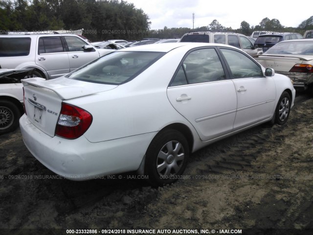 4T1BE32K64U274033 - 2004 TOYOTA CAMRY LE/XLE/SE Ақ фото 4
