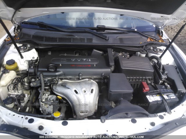 4T1BE46K37U642317 - 2007 TOYOTA CAMRY NEW GENERAT CE/LE/XLE/SE WHITE photo 10
