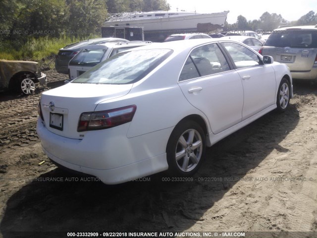 4T1BE46K37U642317 - 2007 TOYOTA CAMRY NEW GENERAT CE/LE/XLE/SE WHITE photo 4