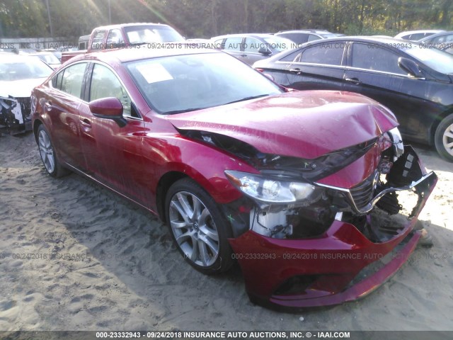 JM1GL1V57H1116074 - 2017 MAZDA 6 TOURING RED photo 1