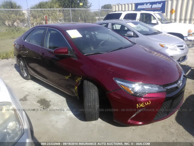 4T1BF1FK3HU733813 - 2017 TOYOTA CAMRY LE/XLE/SE/XSE 红色 照片 1