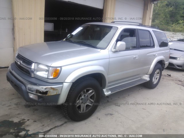 JT3HN86R420361330 - 2002 TOYOTA 4RUNNER SR5 SILVER photo 2