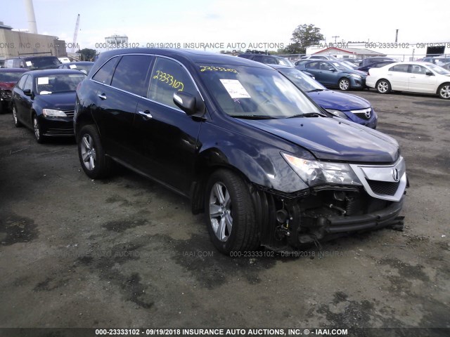 2HNYD2H34CH507995 - 2012 ACURA MDX TECHNOLOGY BLACK photo 1