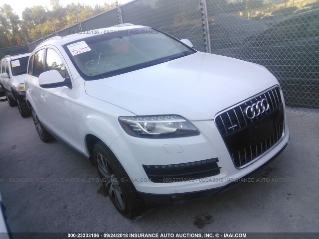 WA1LGAFE2DD002407 - 2013 AUDI Q7 PREMIUM PLUS WHITE photo 1