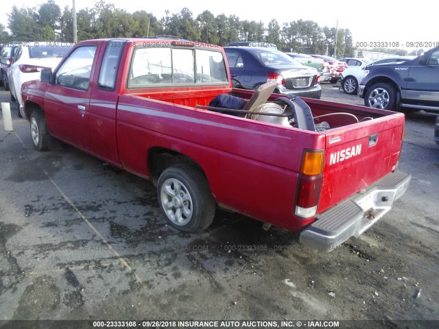 1N6SD16S4TC353689 - 1996 NISSAN TRUCK KING CAB SE/KING CAB XE RED photo 3