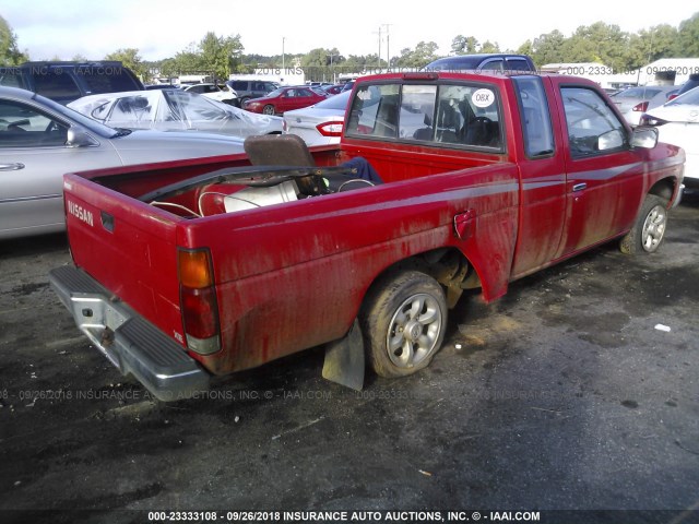 1N6SD16S4TC353689 - 1996 NISSAN TRUCK KING CAB SE/KING CAB XE RED photo 4