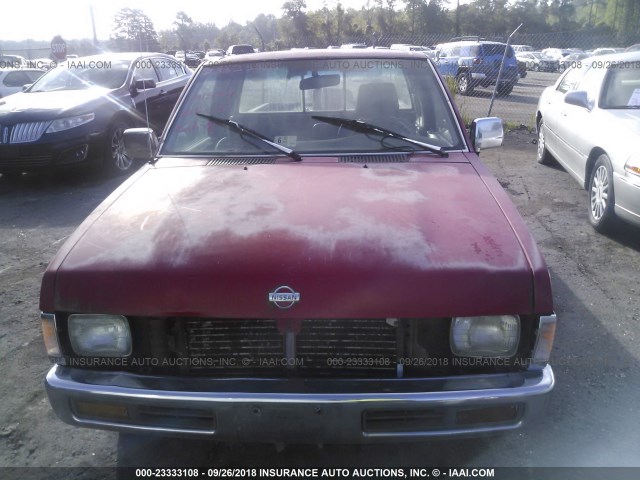 1N6SD16S4TC353689 - 1996 NISSAN TRUCK KING CAB SE/KING CAB XE RED photo 6