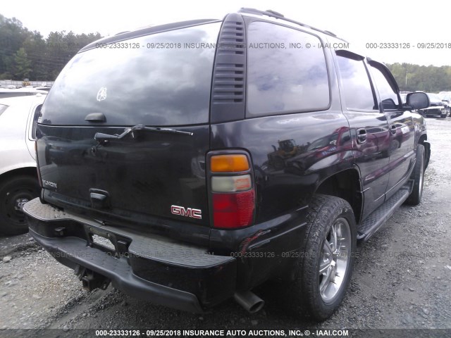 1GKEK63U86J157669 - 2006 GMC YUKON DENALI BLACK photo 4