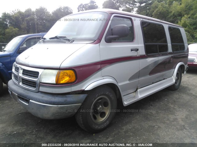 2D6WB11Y53K522571 - 2003 DODGE RAM VAN B1500 SILVER photo 2