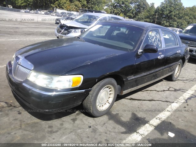 1LNHM81WXYY891464 - 2000 LINCOLN TOWN CAR EXECUTIVE Черный фото 2