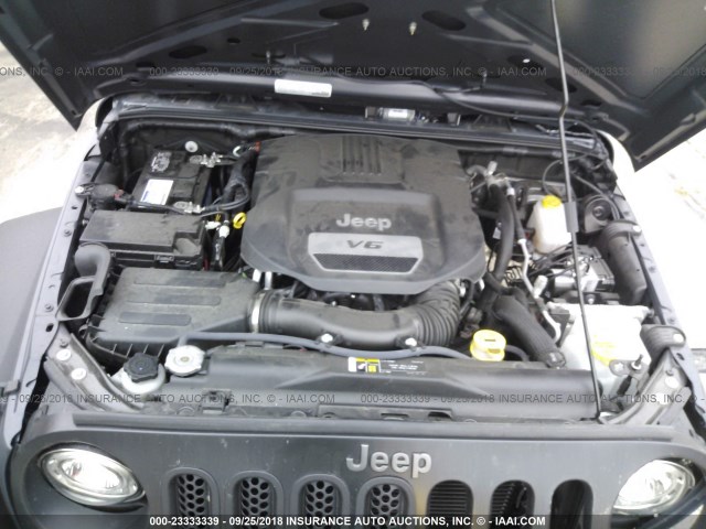 1C4AJWAG3HL667008 - 2017 JEEP WRANGLER SPORT رمادي صورة 10