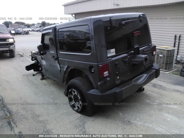 1C4AJWAG3HL667008 - 2017 JEEP WRANGLER SPORT رمادي صورة 3