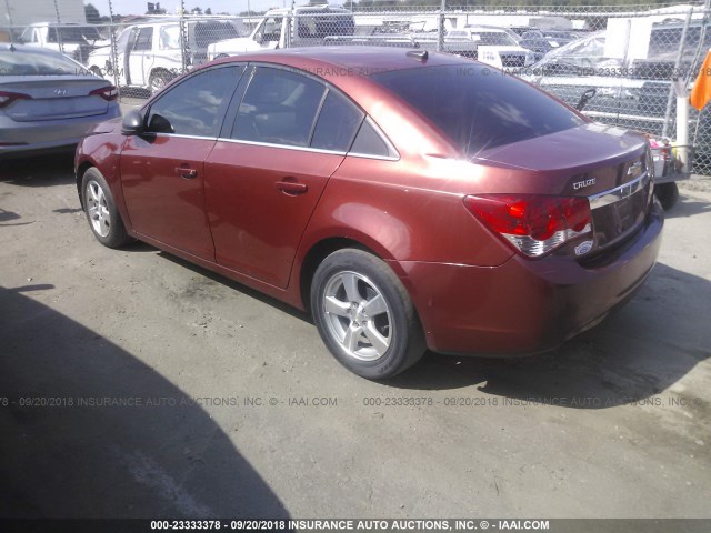 1G1PC5SH0C7357074 - 2012 CHEVROLET CRUZE LS BROWN photo 3