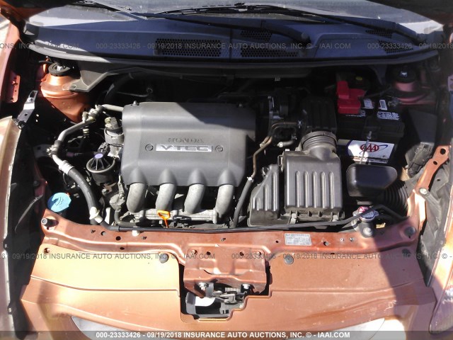 JHMGD38617S008814 - 2007 HONDA FIT S 橙色 照片 10