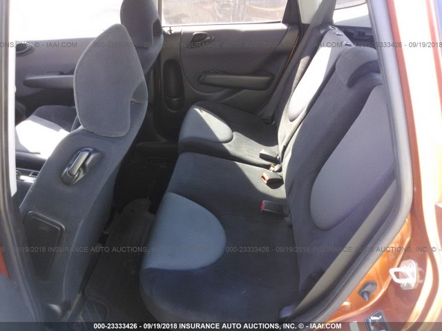 JHMGD38617S008814 - 2007 HONDA FIT S 橙色 照片 8
