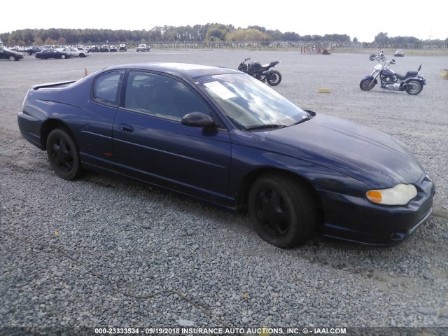 2G1WX12K3Y9193670 - 2000 CHEVROLET MONTE CARLO SS ლურჯი ფოტო 1