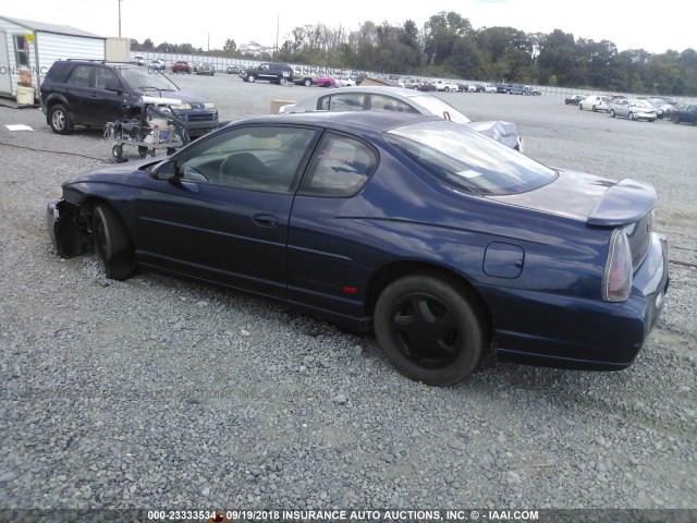 2G1WX12K3Y9193670 - 2000 CHEVROLET MONTE CARLO SS ლურჯი ფოტო 3