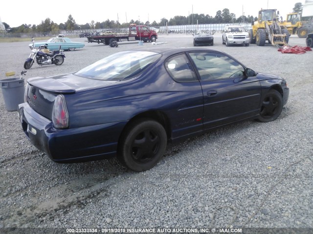 2G1WX12K3Y9193670 - 2000 CHEVROLET MONTE CARLO SS ლურჯი ფოტო 4