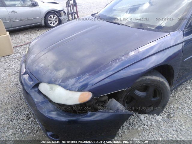 2G1WX12K3Y9193670 - 2000 CHEVROLET MONTE CARLO SS ლურჯი ფოტო 6