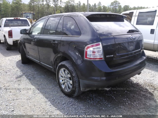 2FMDK38C77BB70131 - 2007 FORD EDGE GRAY photo 3