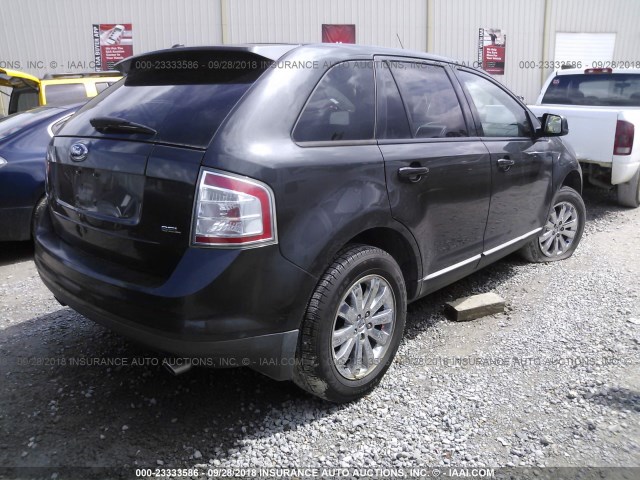 2FMDK38C77BB70131 - 2007 FORD EDGE GRAY photo 4