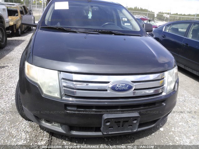 2FMDK38C77BB70131 - 2007 FORD EDGE GRAY photo 6