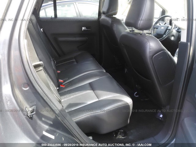 2FMDK38C77BB70131 - 2007 FORD EDGE GRAY photo 8